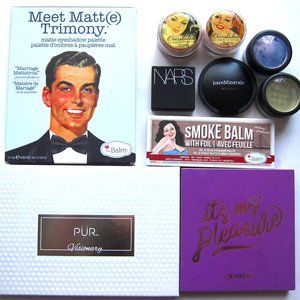Lots of Makeup from theBalm, Pur, Colourpop, NARS, Bareminerals, Clinique, NYX